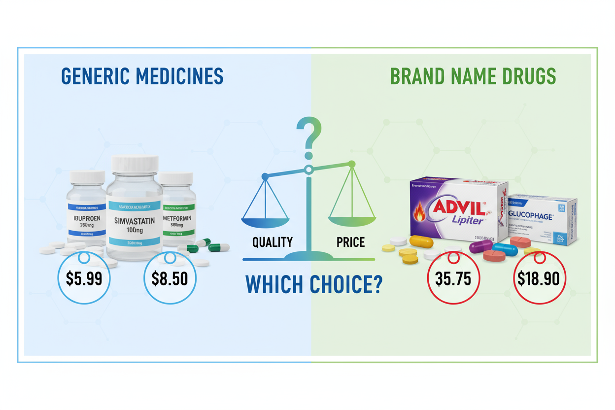 🩺 Medicamentos genéricos vs. de patente: ¿Cuál te conviene más?