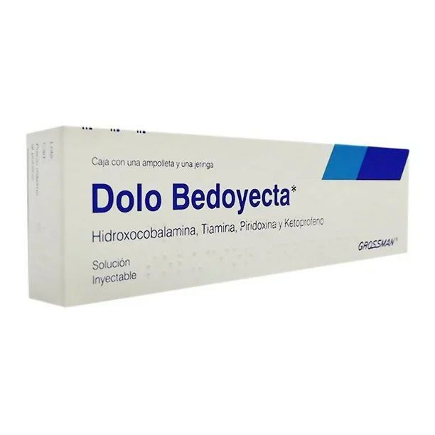 DOLO BEDOYECTA INJECTABLE SOLUTION 1 VIAL 2ML