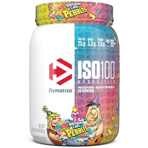 DYM ISO 100 1.3LBS 20 SERV BIRTHDAY CAKE PEBBLE
