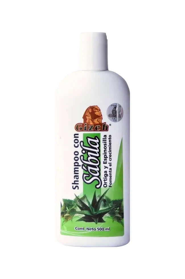 SHAMPOO SABILA MANZANILLA ESPINOSILLA 500 ML GIZEH