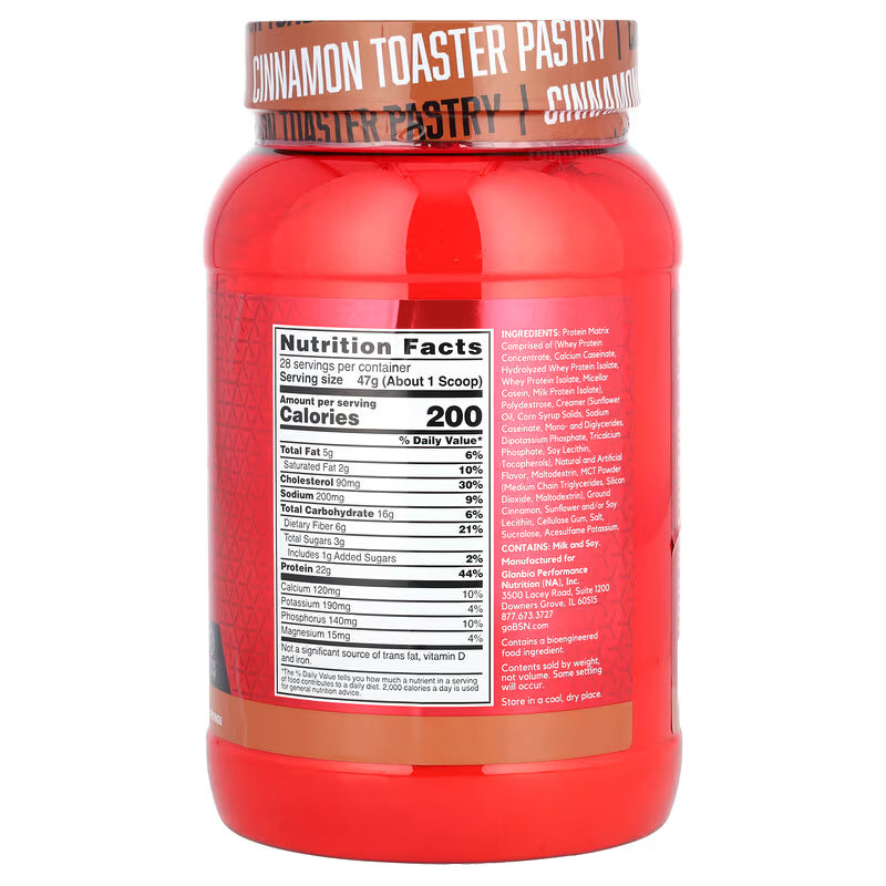 BSN SYNTHA-6 2.91 LBS 1.32KG CINNAMON TOASTER