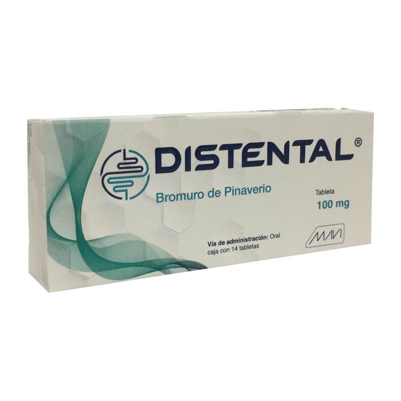 DISTENTAL (PINAVERIUM BROMIDE) 100MG 14TABLETS