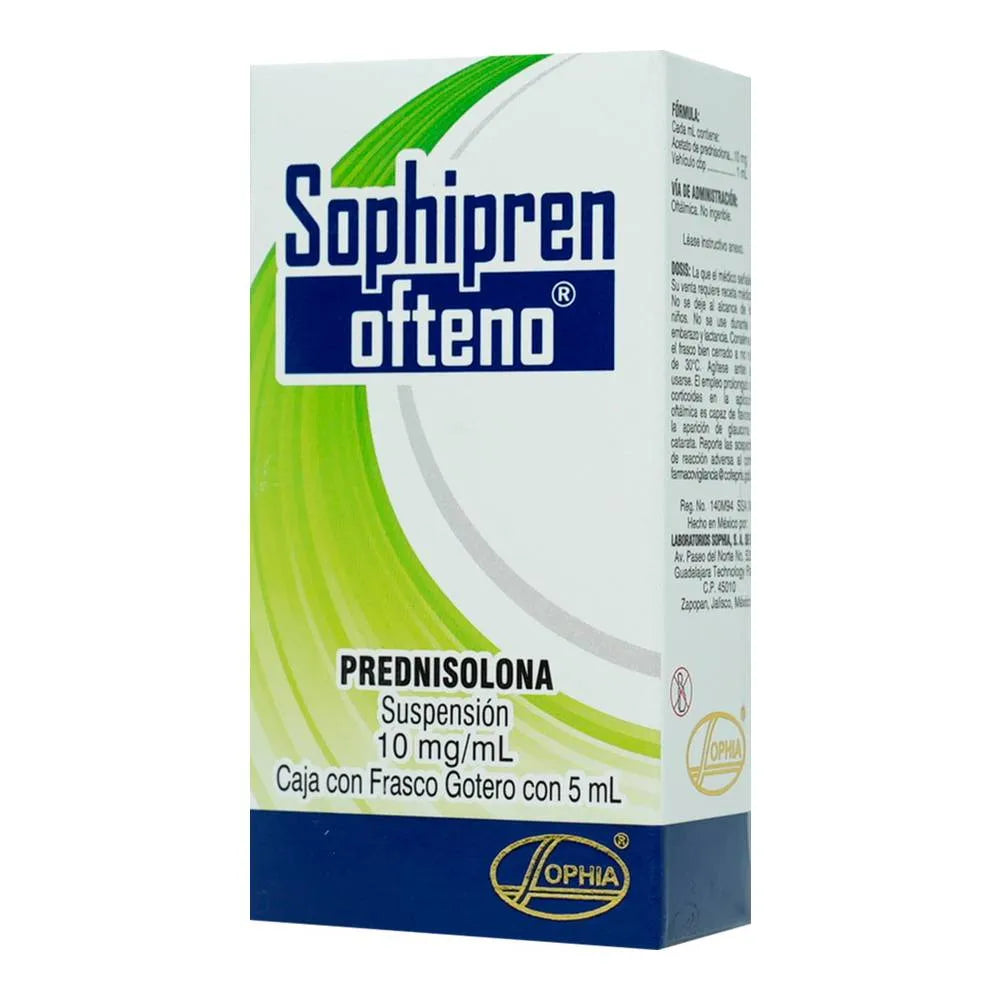 SOPHIPREN (PREDNISOLONE) OFTENO 1% 5ML