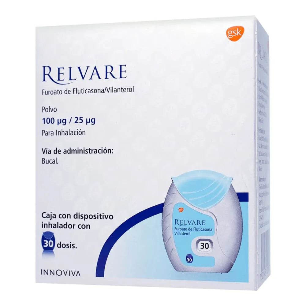 RELVAR (FLUTICASONE FUROATE/VILANTEROL) 30 DOSES