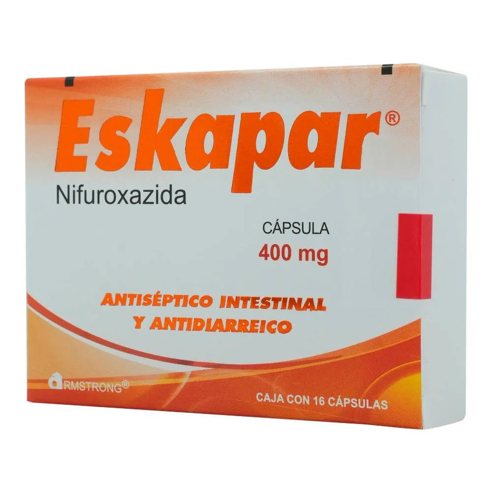 ESKAPAR (NIFUROXAZIDE) 400MG 16 CAPSULES