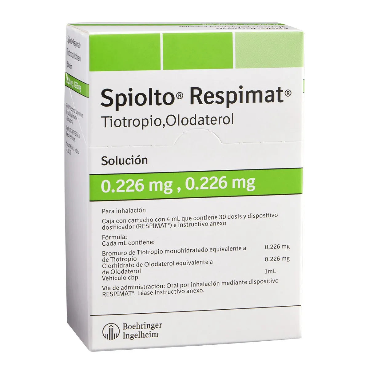 SPIOLTO-RESPIMAT (TIOTROPIUM, OLODATEROL) 0.226MG/0.226MG SOLUTION
