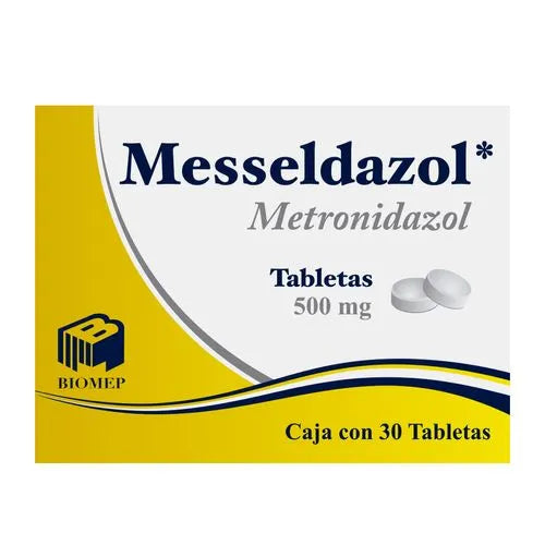MESSELDAZOL (METRONIDAZOLE) 500MG 30TABLETS