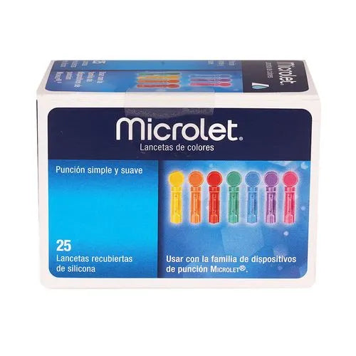 MICROLET 25 SILICONE COATED LANCETS
