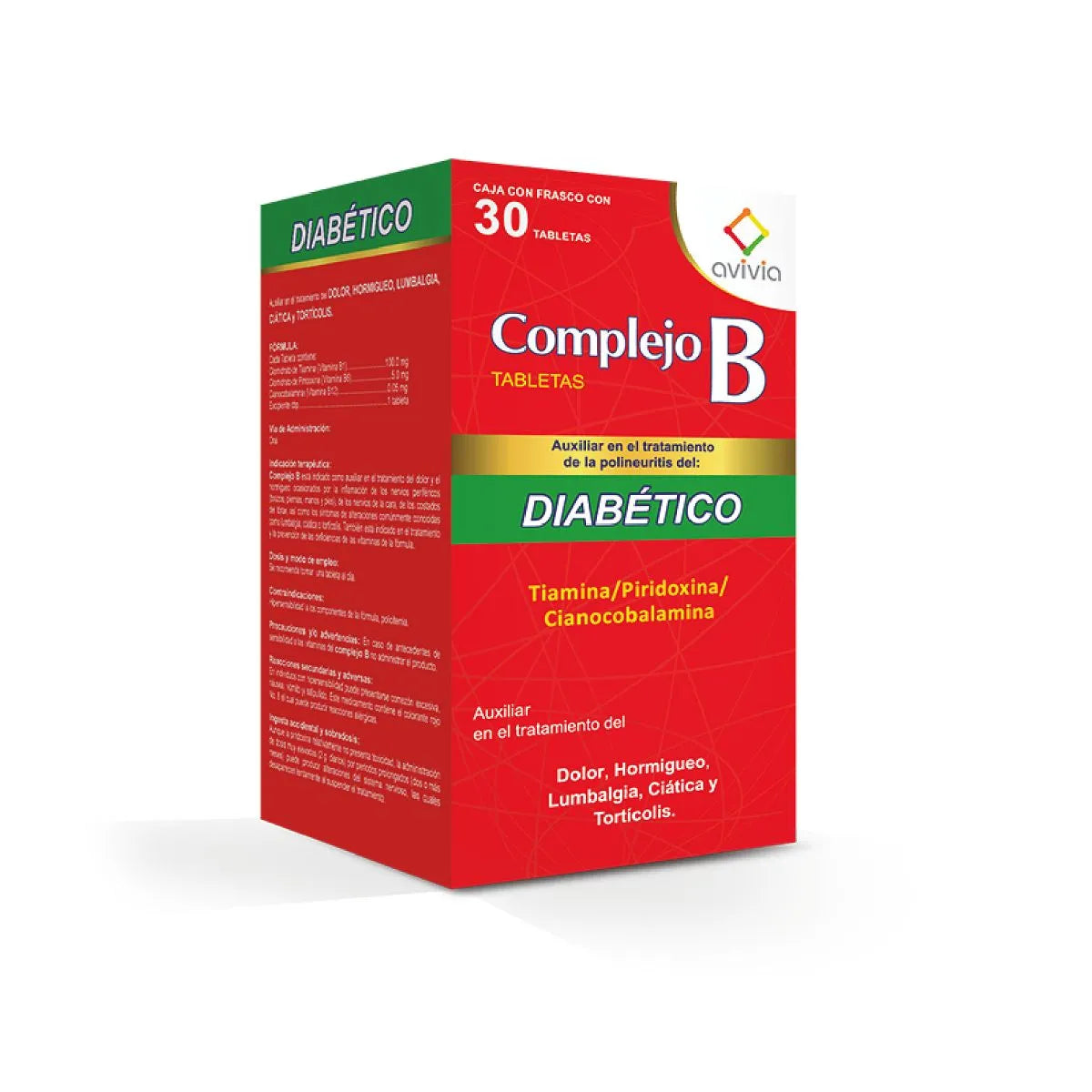 DIABETIC VITAMIN B COMPLEX 30TABLETS
