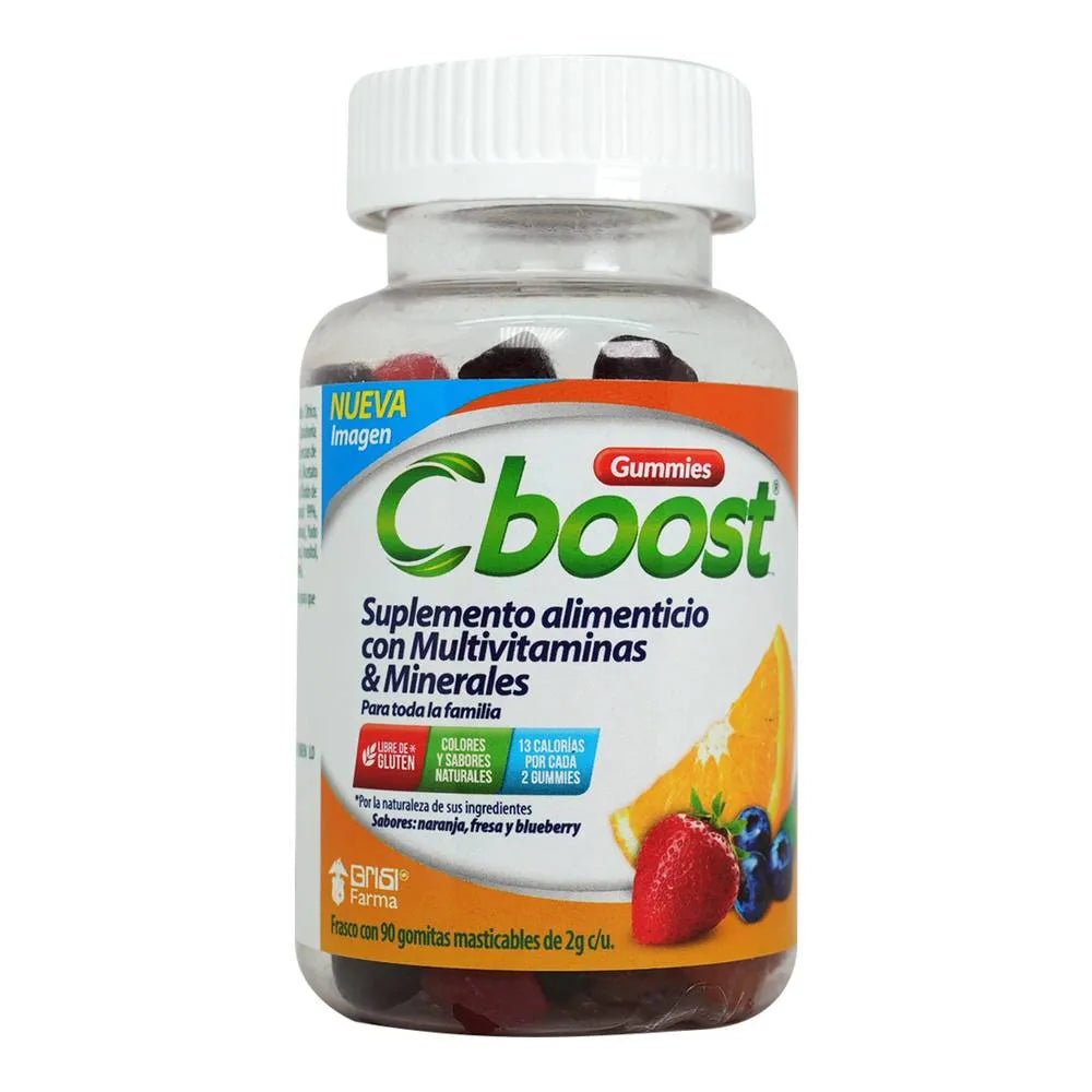 C BOOST MULTIVITAMIN AND MINERAL DIETARY SUPPLEMENT 90 GUMMIES