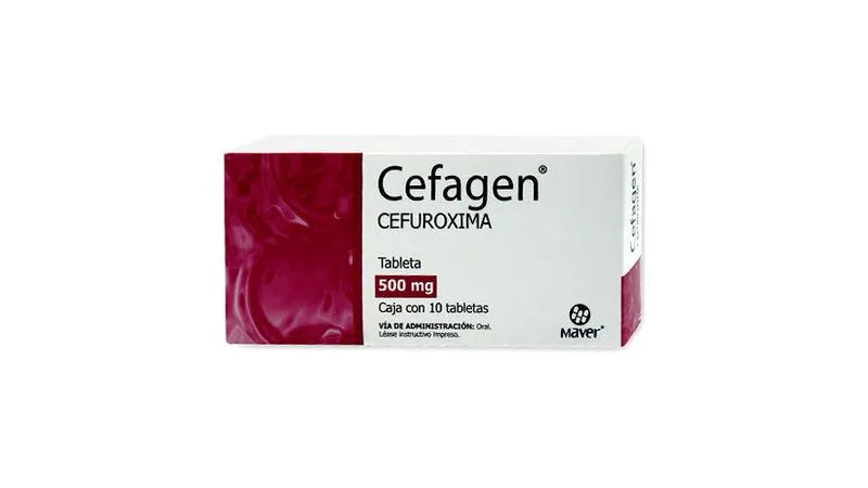CEFAGEN (CEFUROXIME) B/10TABS 500MG