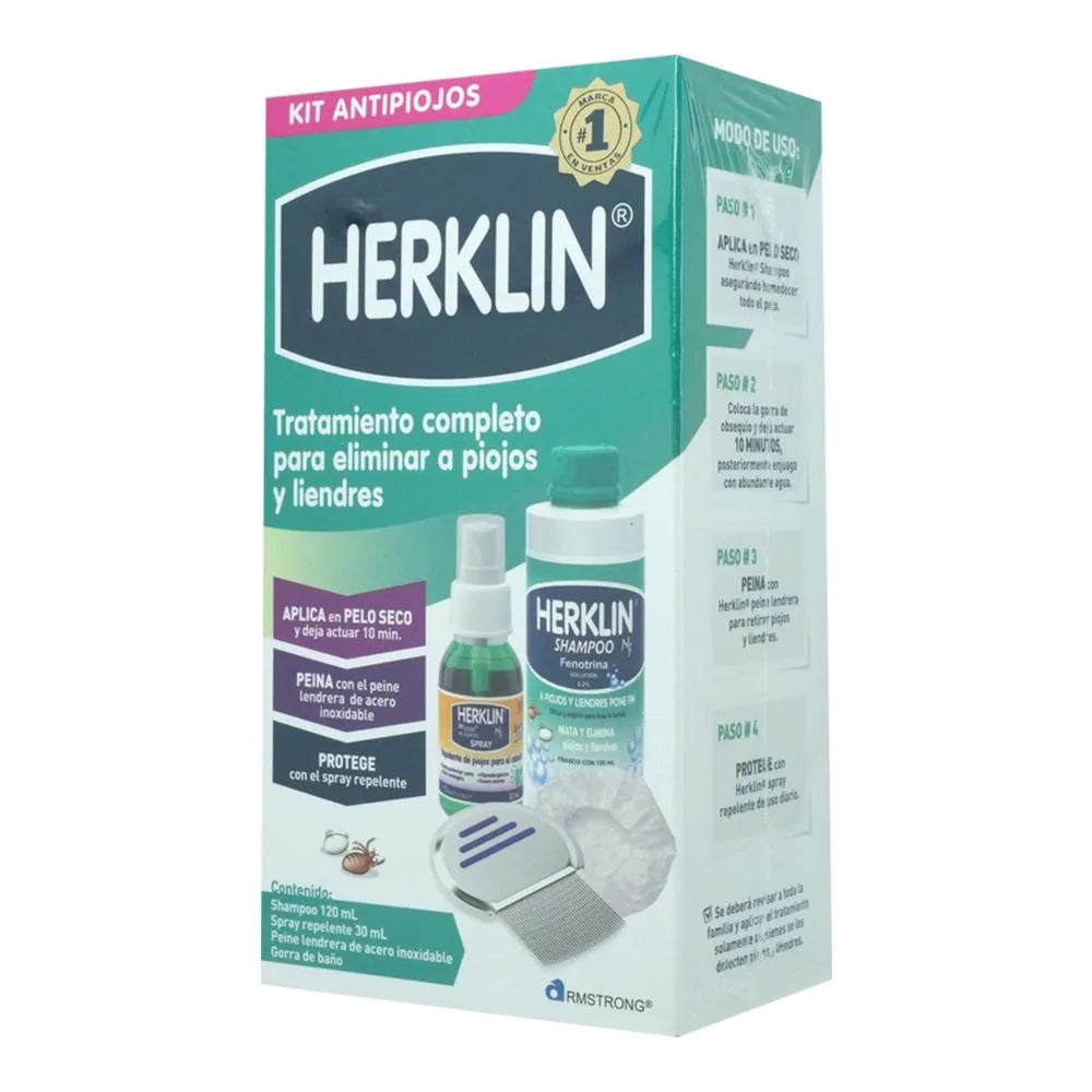 HERKLIN LICE TREATMENT KIT