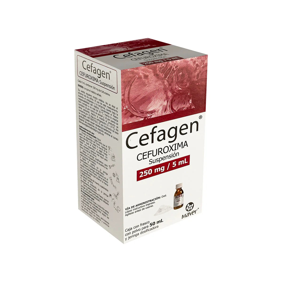 CEFAGEN (CEFUROXIME) 250MG/5ML 50ML SUSP