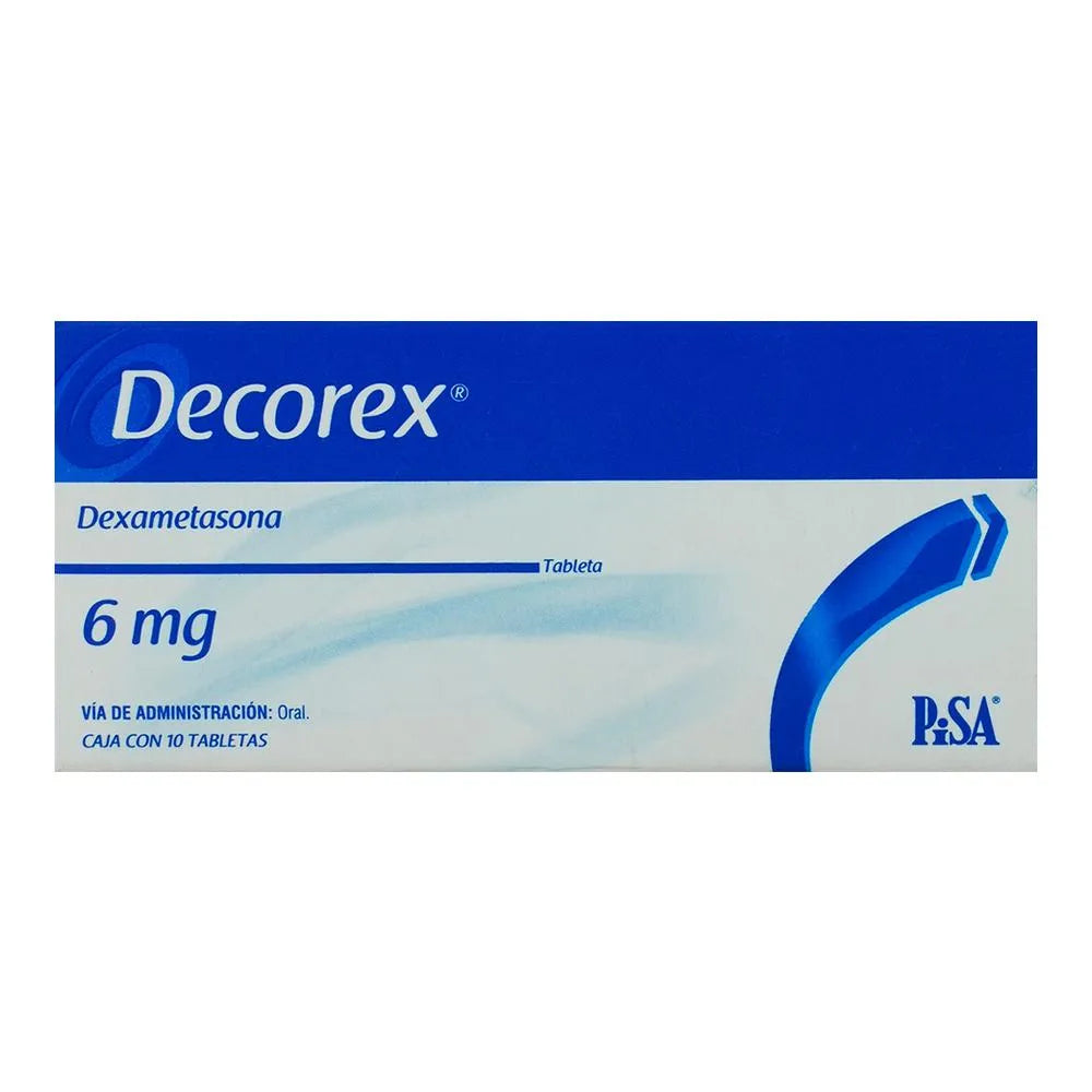 DECOREX (DEXAMETHASONE) 6MG 10 TABLETS