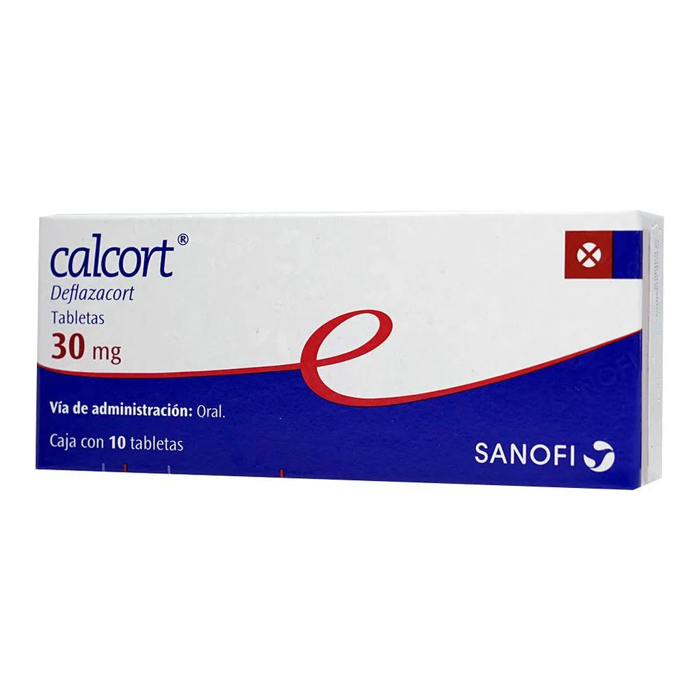 CALCORT (DEFLAZACORT) 30MG 10TABLETS
