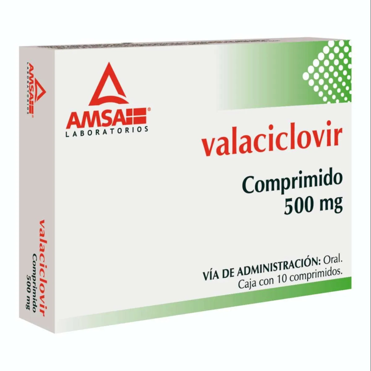VALACICLOVIR 500MG 10 TABLETS