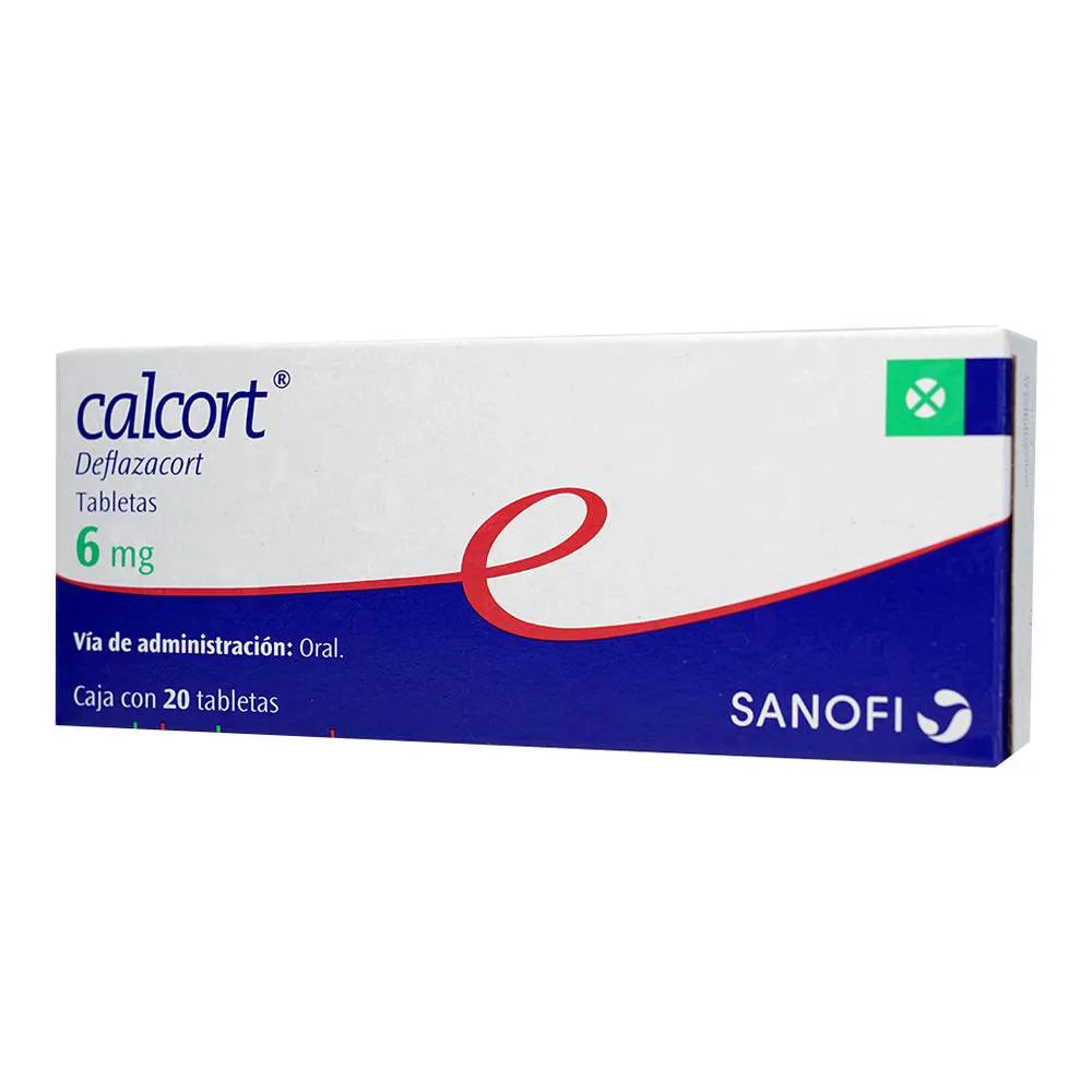 CALCORT (DEFLAZACORT) 6MG 20 TABLETS