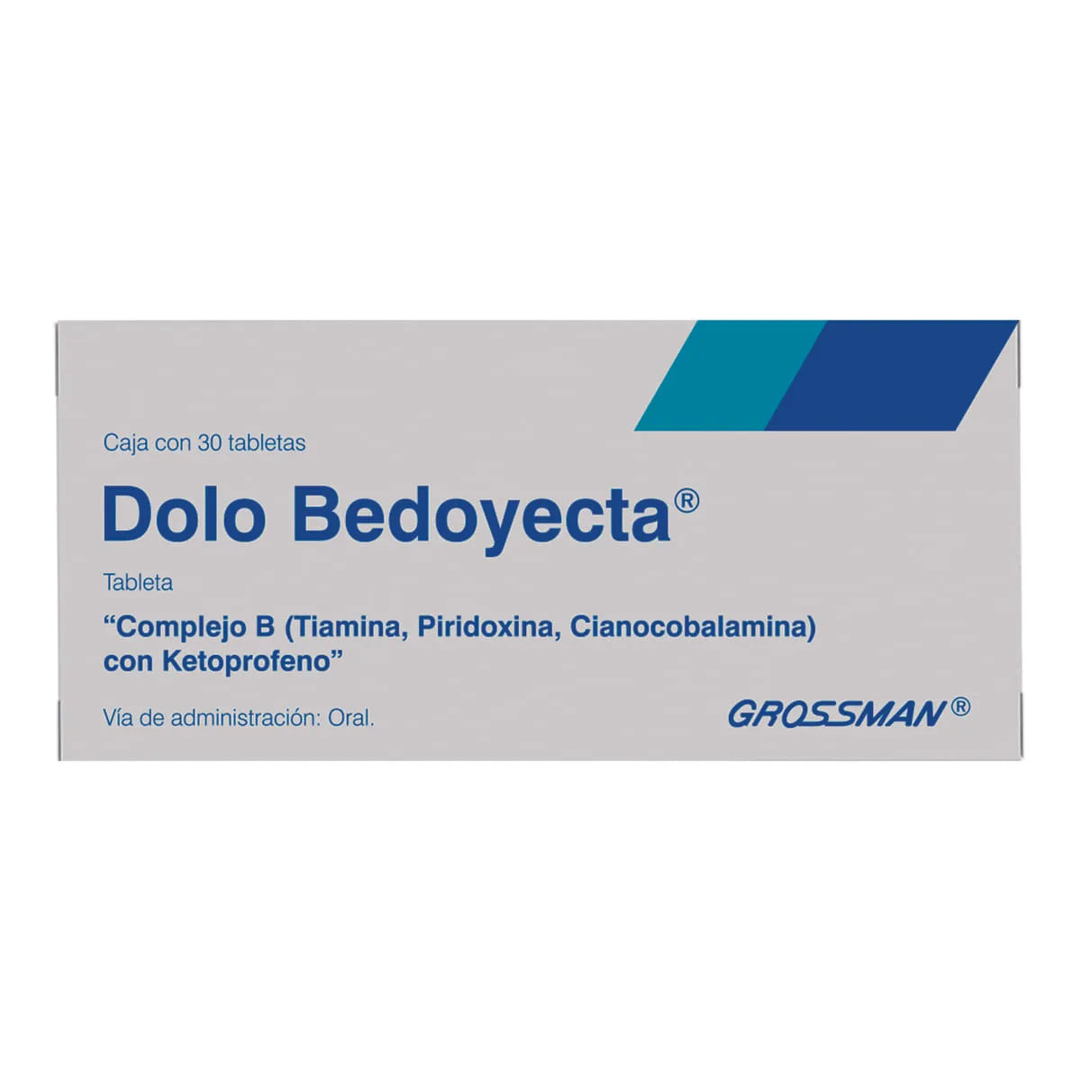 DOLO BEDOYECTA (VITAMIN B COMPLEX/KETOPROFEN) 30 TABLETS