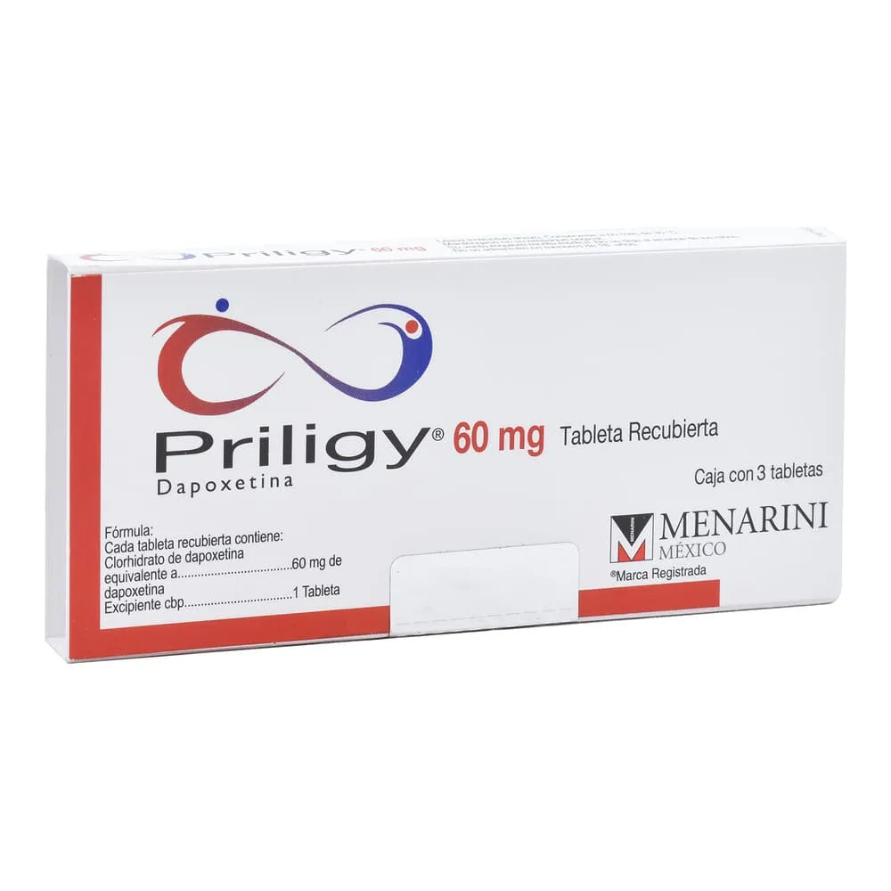 PRILIGY (DAPOXETINE) 60MG 3 TABLETS