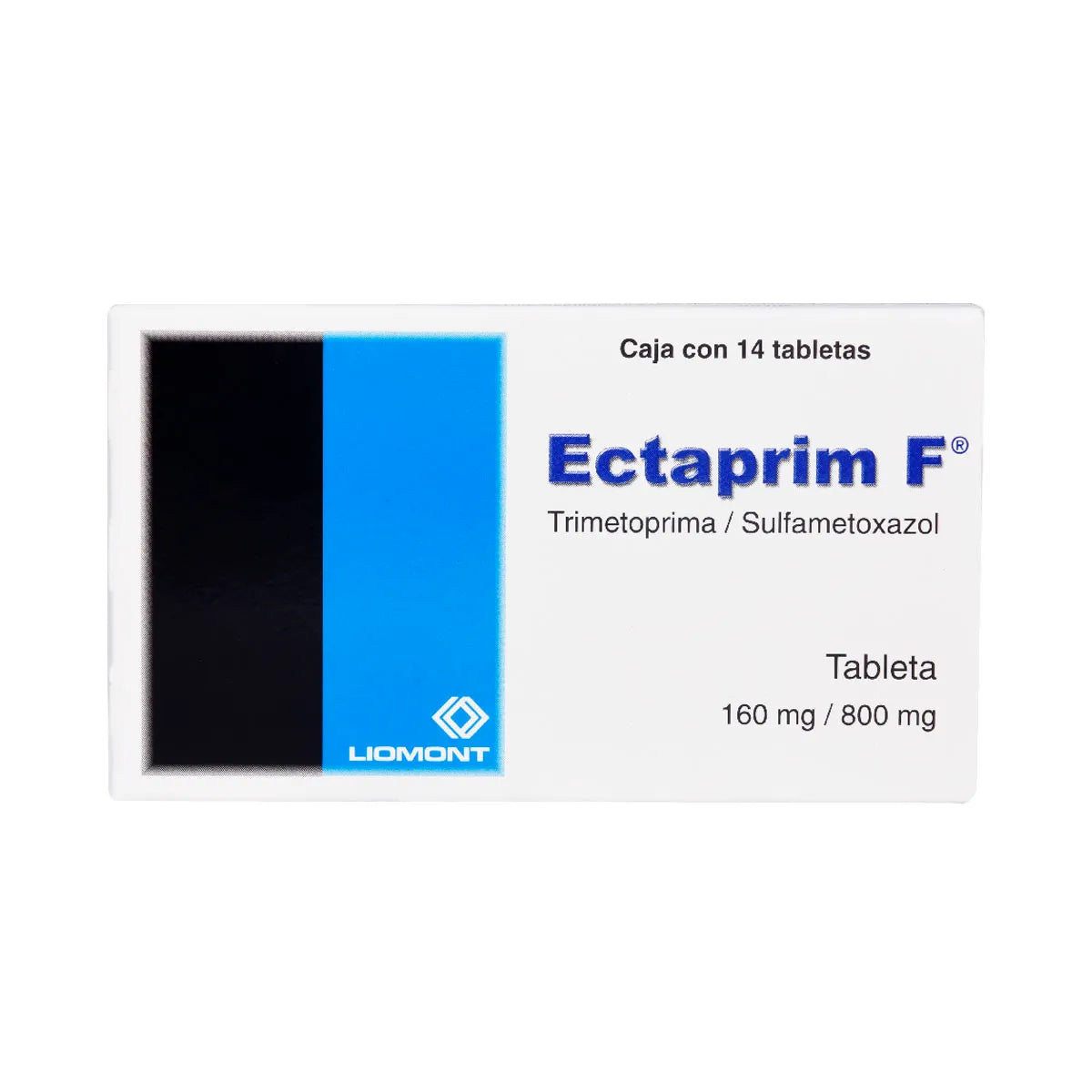 ECTAPRIM "F" (TRIMETHOPRIM/SULFAMETHOXAZOLE) 14 TABS