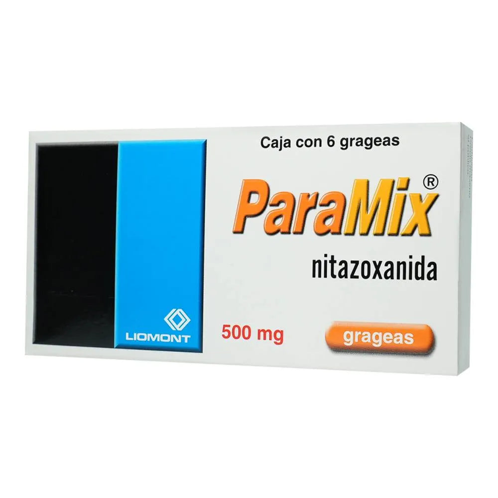 PARAMIX (NITAZOXANIDE) 6 TABLETS 500MG