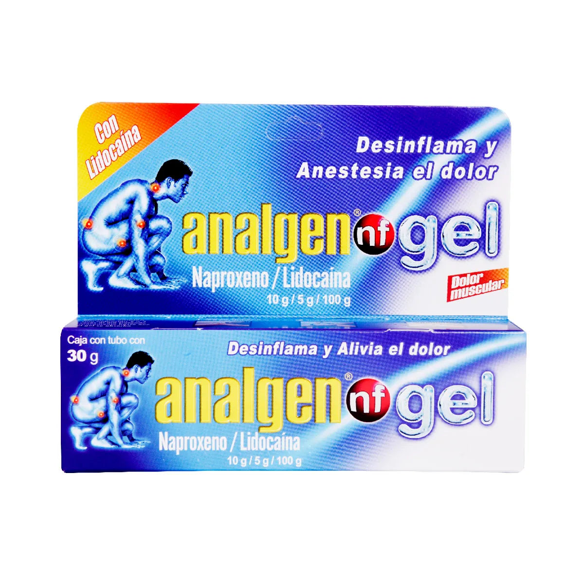 ANALGEN NF GEL (NAPROXEN/LIDOCAINE) 30G 1 TUBE