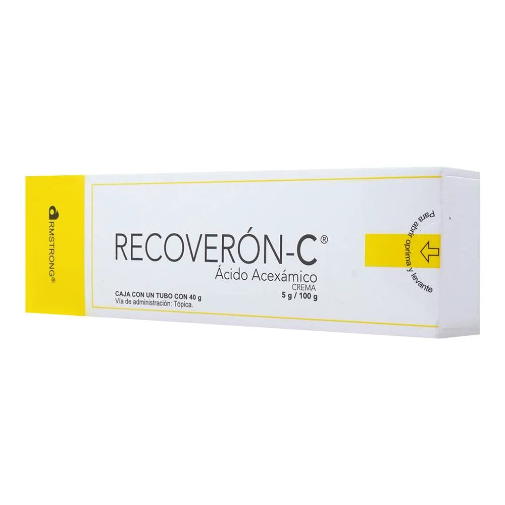 RECOVERON C Ácido Acexámico Crema 40g - Regeneradora Cutánea – FARMACIA ...