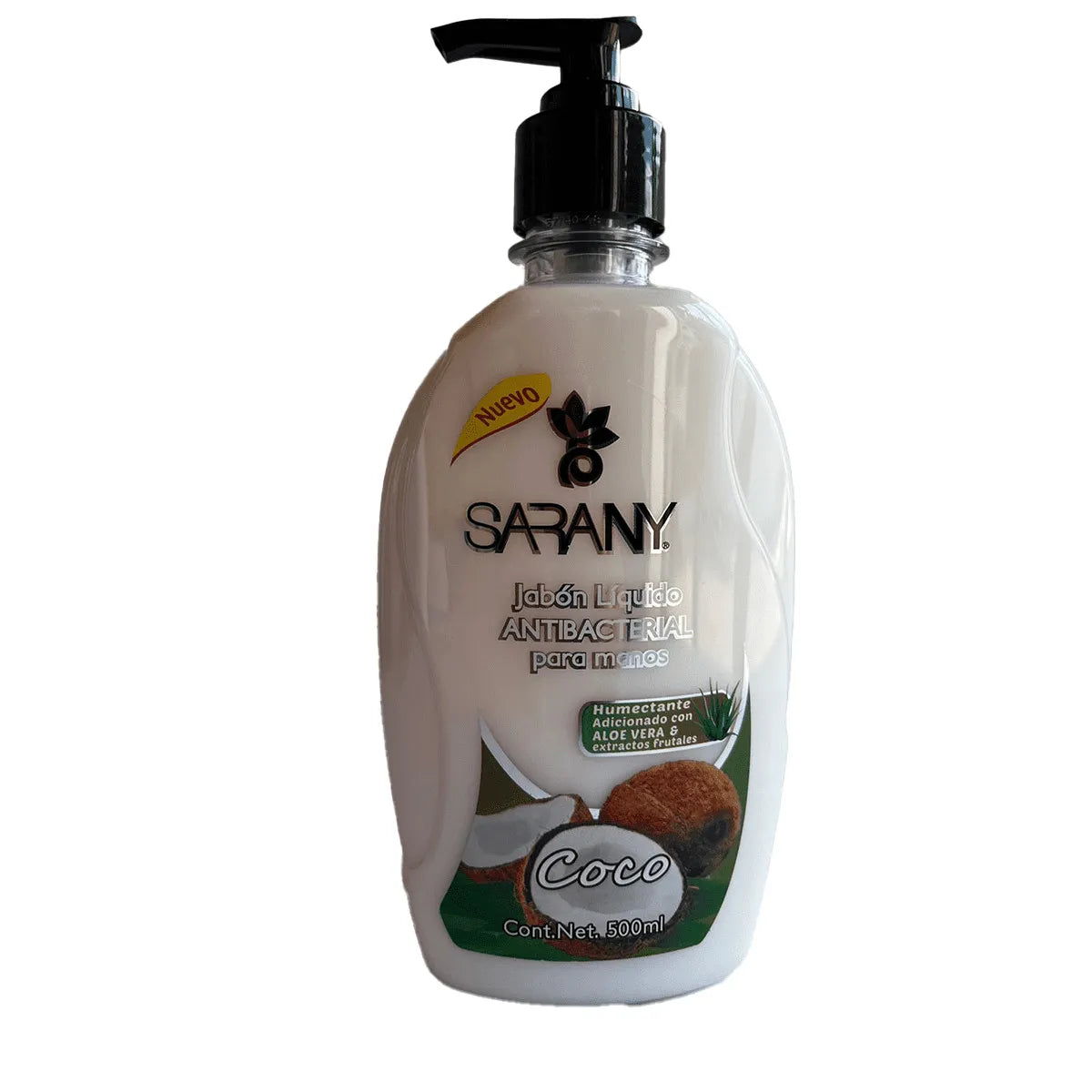 JABÓN LÍQUIDO ANTIBACTERIAL SARANY COCO 500ML