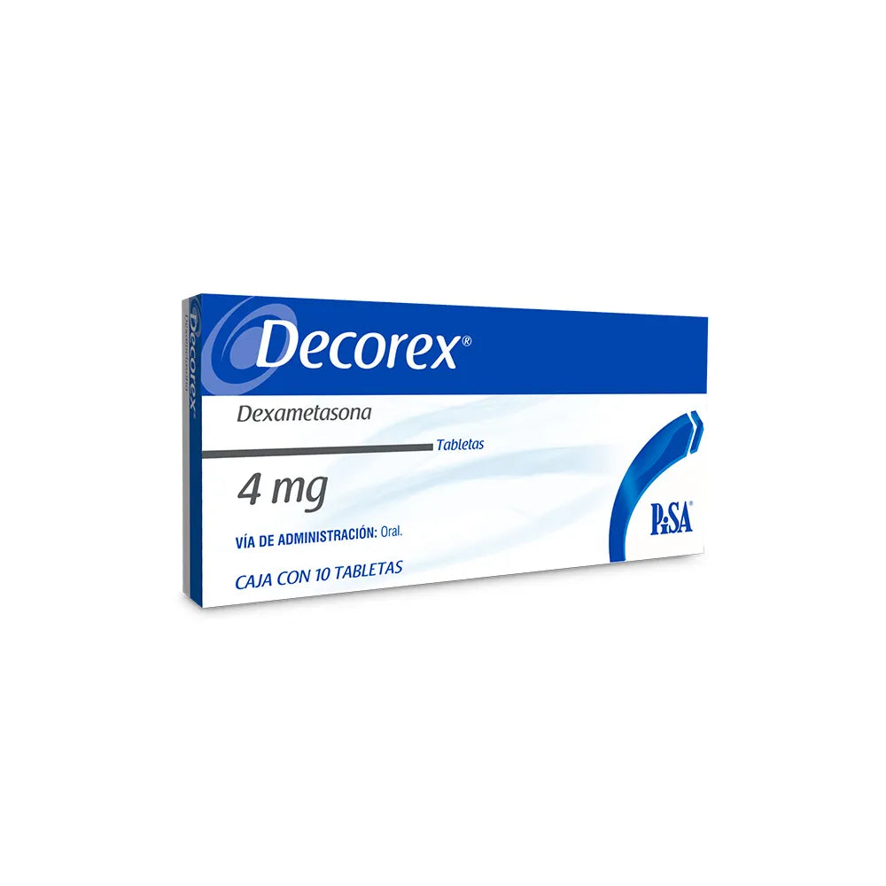 DECOREX (DEXAMETHASONE) 4MG 10 TABLETS