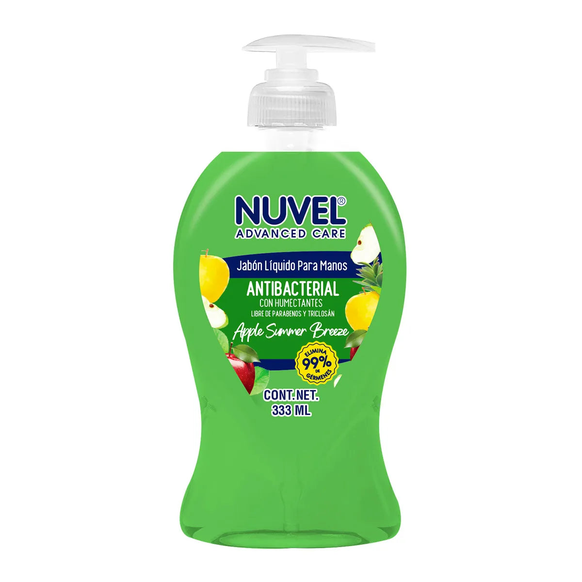 JABON LIQUIDO NUVEL APPLE SUMMER BREEZE 333ML
