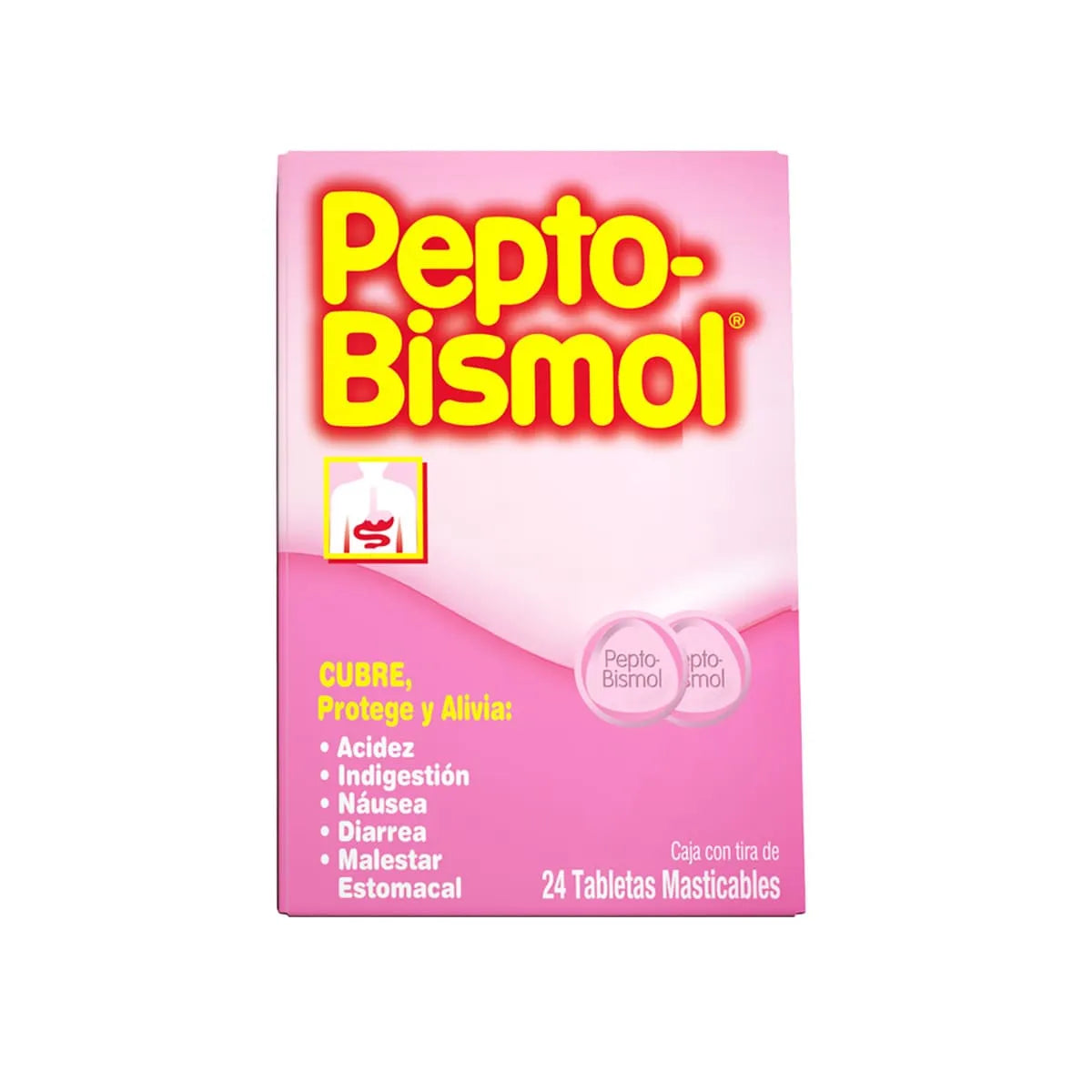 PEPTO-BISMOL 262.4MG ANISE FLAVOR 24 CHEWABLE TABLETS