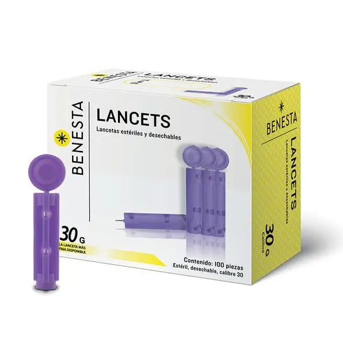 LANCETS BENESTA DISPOSABLE 100PCS