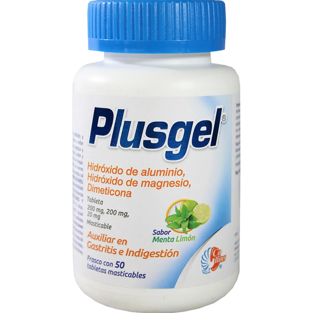 PLUSGEL (ALUMINUM HYDROXIDE, MAGNESIUM HYDROXIDE, DIMETHICONE) 50TABLETS