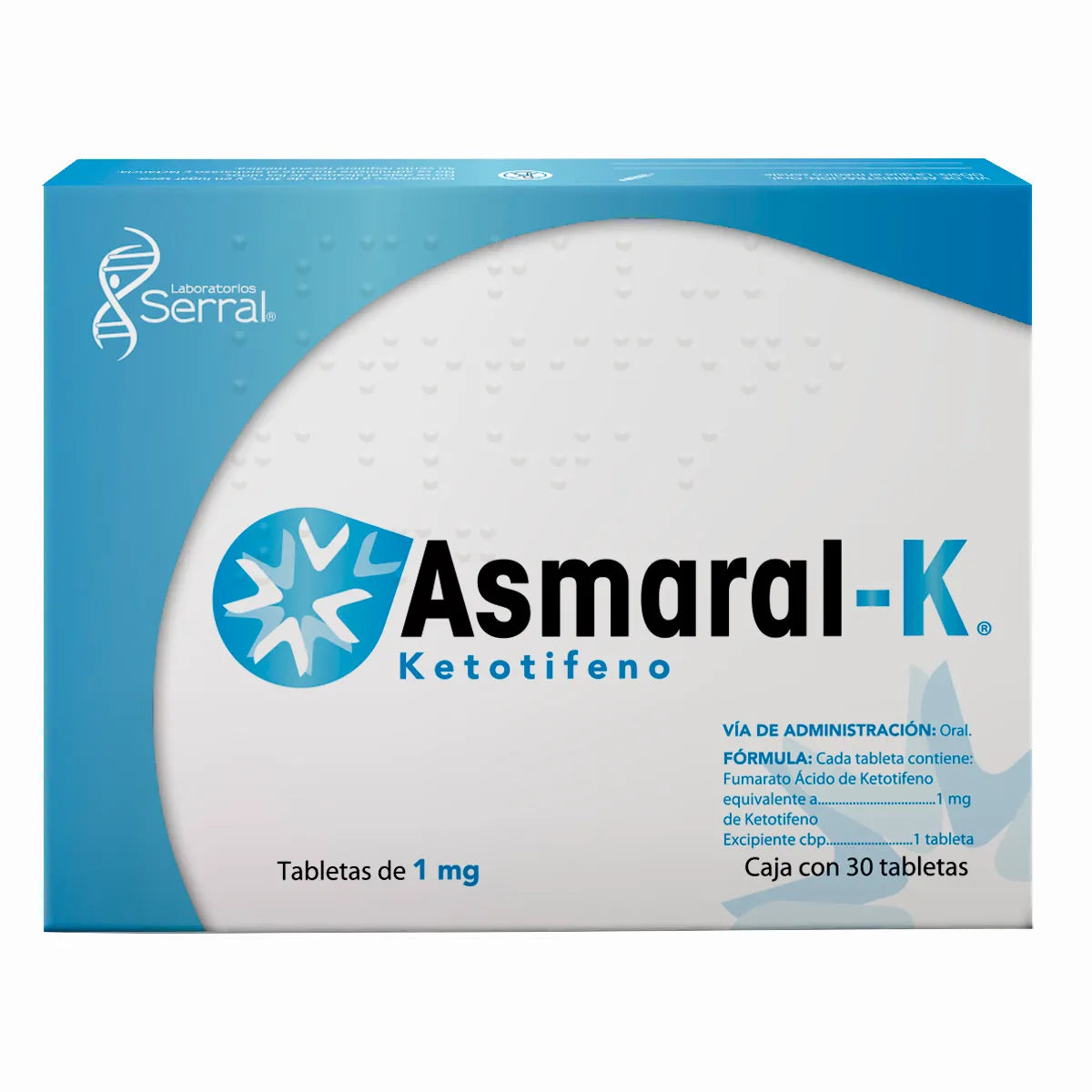 ASMARAL-K (KETOTIFEN) C/30TABS 1MG