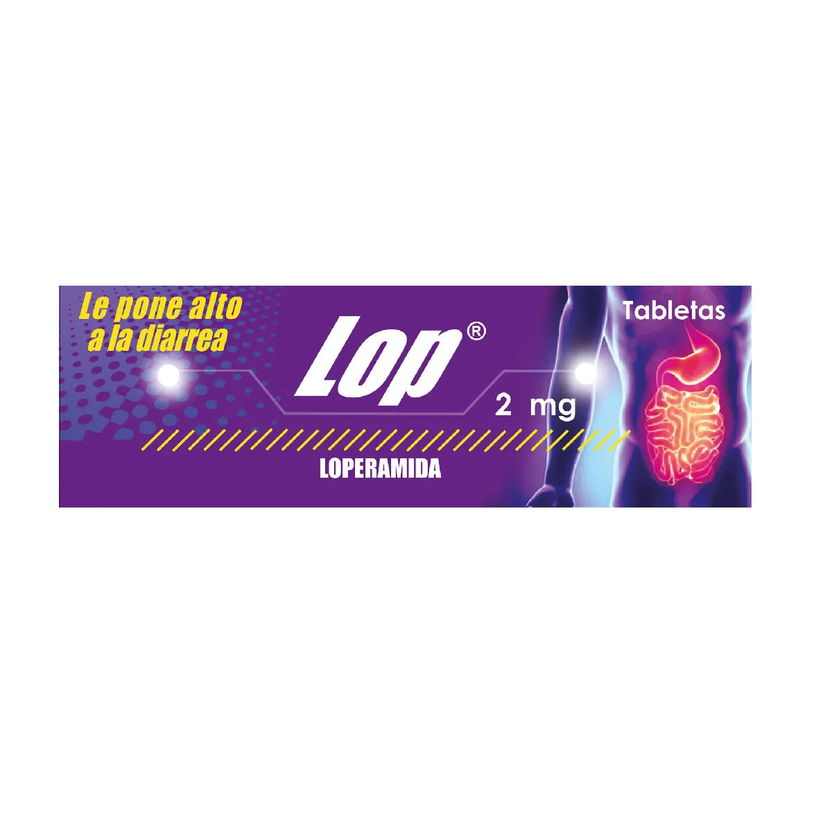 LOP (LOPERAMIDE) 2MG 12TABLETS