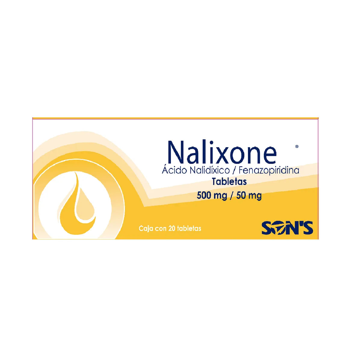 NALIXONE (NALIDIXIC ACID/PHENAZOPYRIDINE) 500MG/50MG 20TABLETS