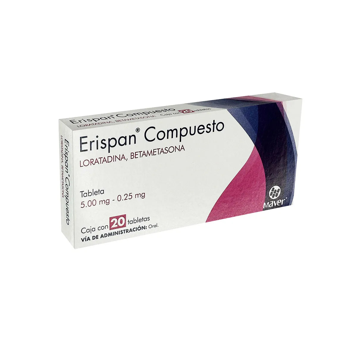 ERISPAN COMPOUND (LORATADINE, BETAMETHASONE) 20 TABS 5.00/0.25MG