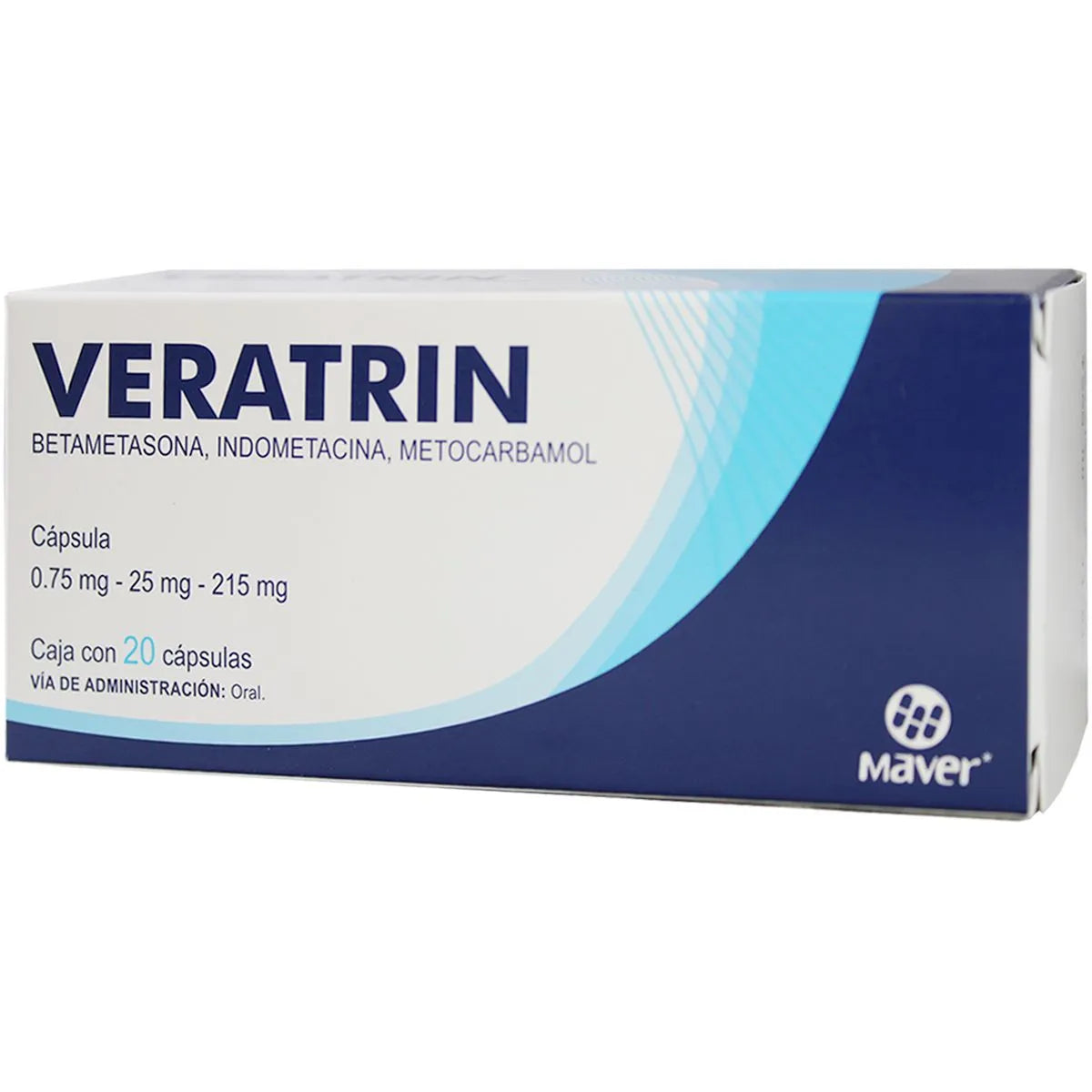 VERATRIN (ARTRIDOL) 0.75MG/25MG/215MG 20 CAPSULES