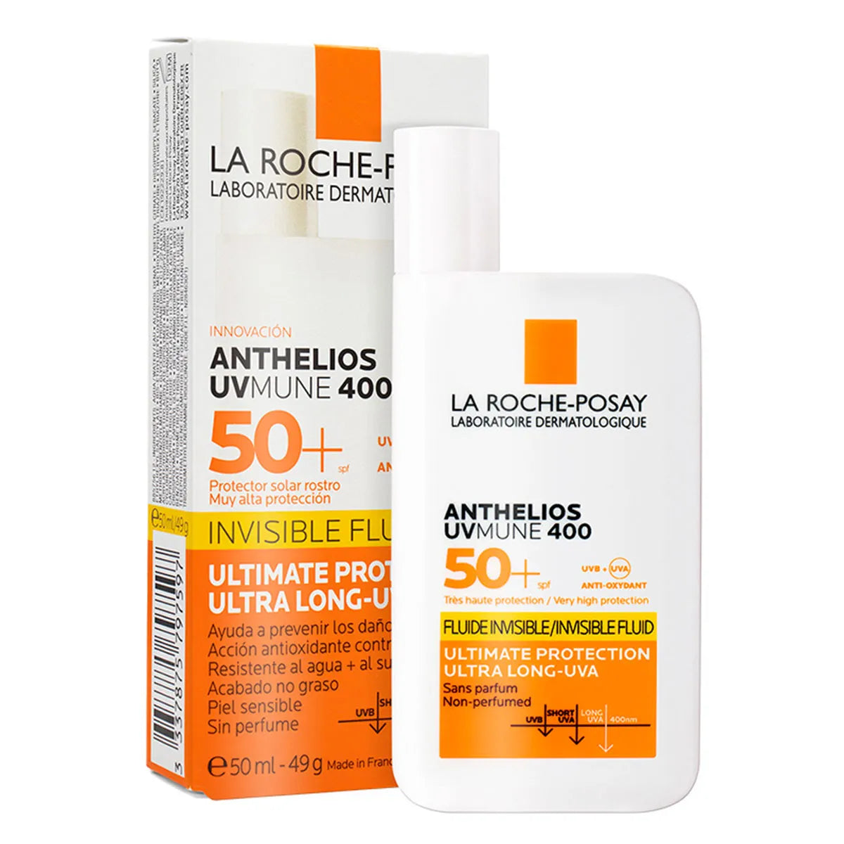 ANTHELIOS UVMUNE 400 SPF50+ INVISIBLE FLUID SUNSCREEN 50ML