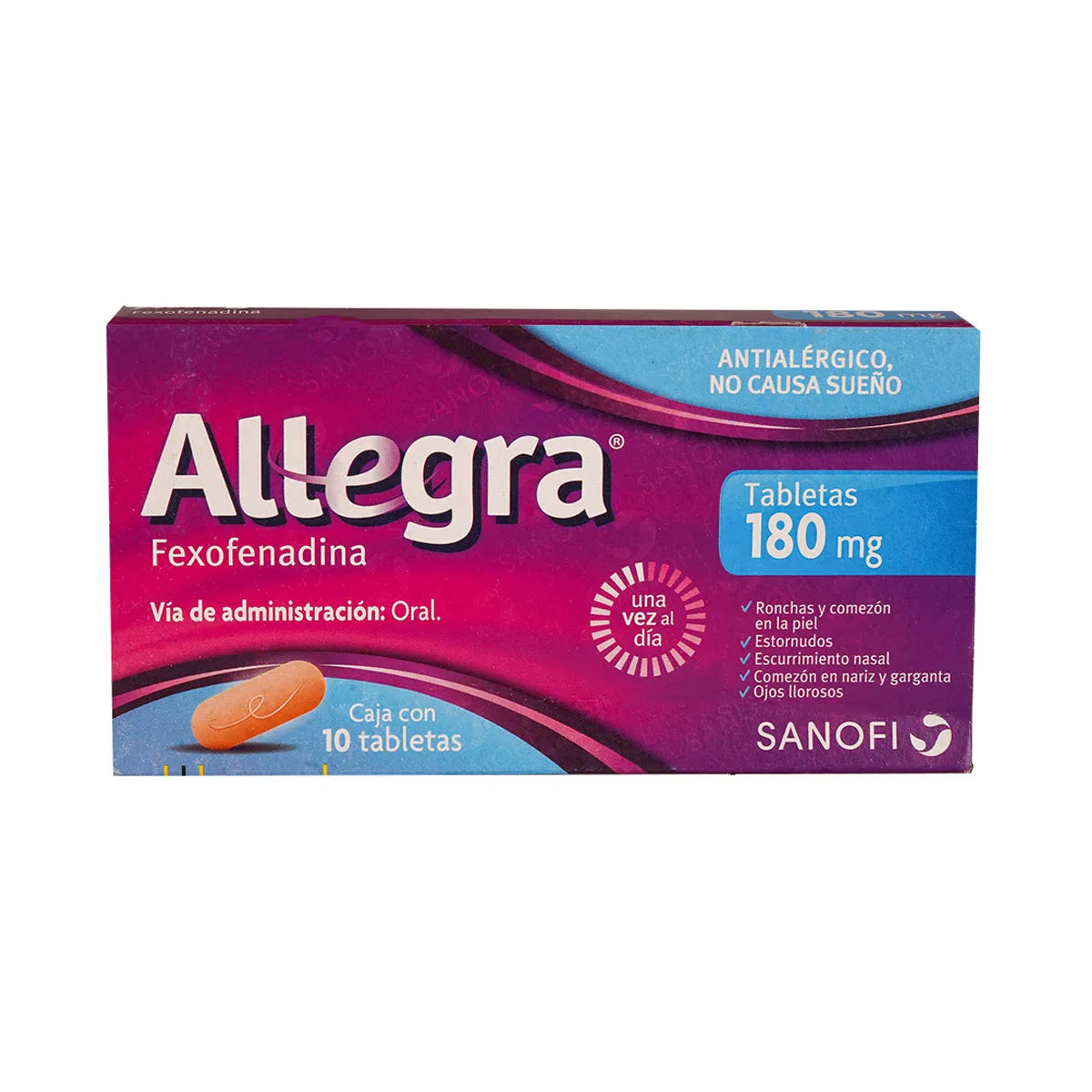 ALLEGRA (FEXOFENADINE) 180MG 10 TABLETS
