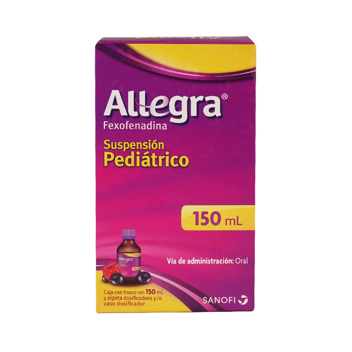 ALLEGRA (FEXOFENADINE) SUSPENSION 600MG 150ML
