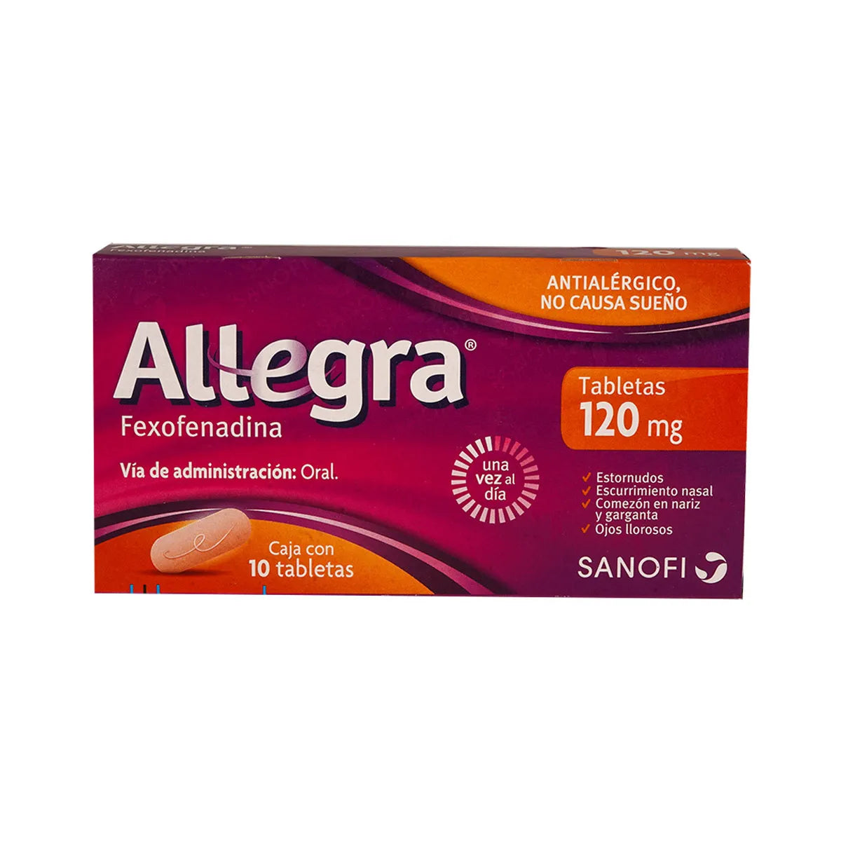 ALLEGRA (FEXOFENADINE) 120MG 10TABLETS