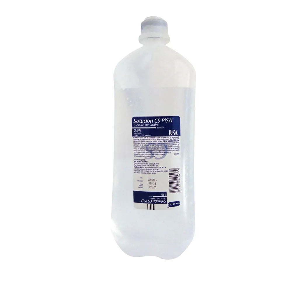 SOLUCION CS (PISA) SOLUCIÓN INYECTABLE 0.9% FRASCO 1000 ML