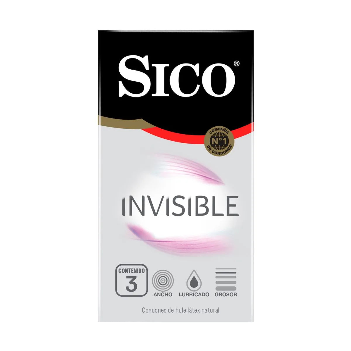PRESERVATIVO SICO INVISIBLE 3 PIEZAS