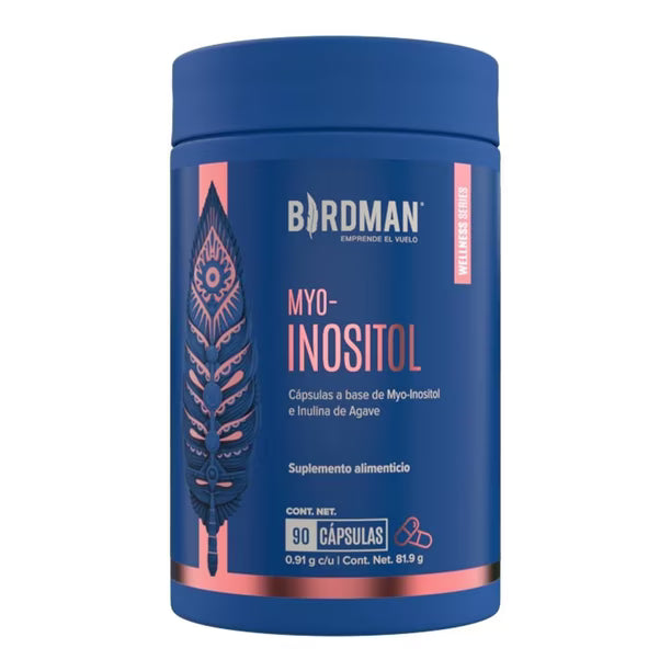 MYO-INOSITOL 0.91 G BIRDMAN 90 CAPSULAS