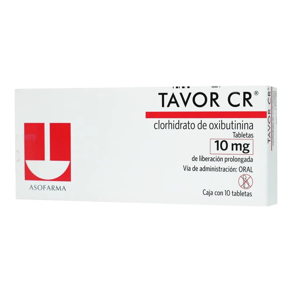 TAVOR CR (OXYBUTYNIN HYDROCHLORIDE) 10 TABLETS