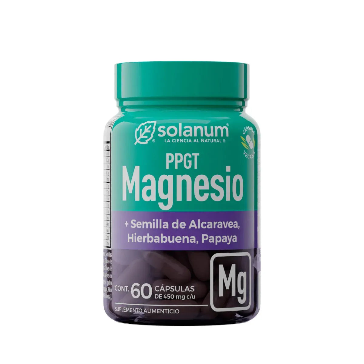 SOLANUM MAGNESIO SUPLEMENTO ALIMENTICIO 60 CAPSULAS