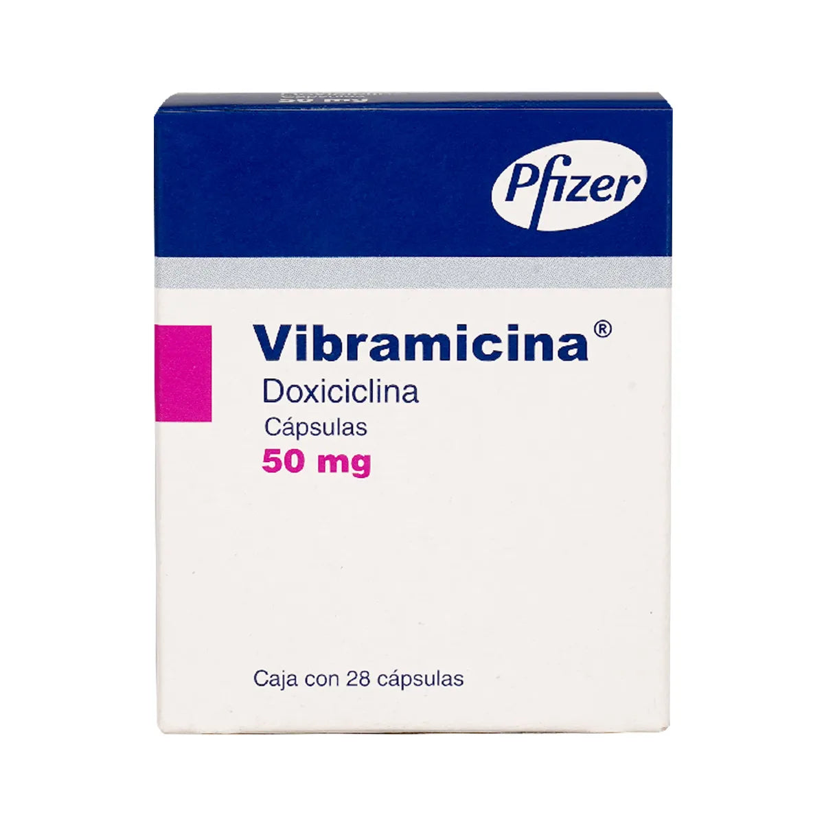 VIBRAMYCIN (DOXYCYCLINE) 50MG 28CAPS