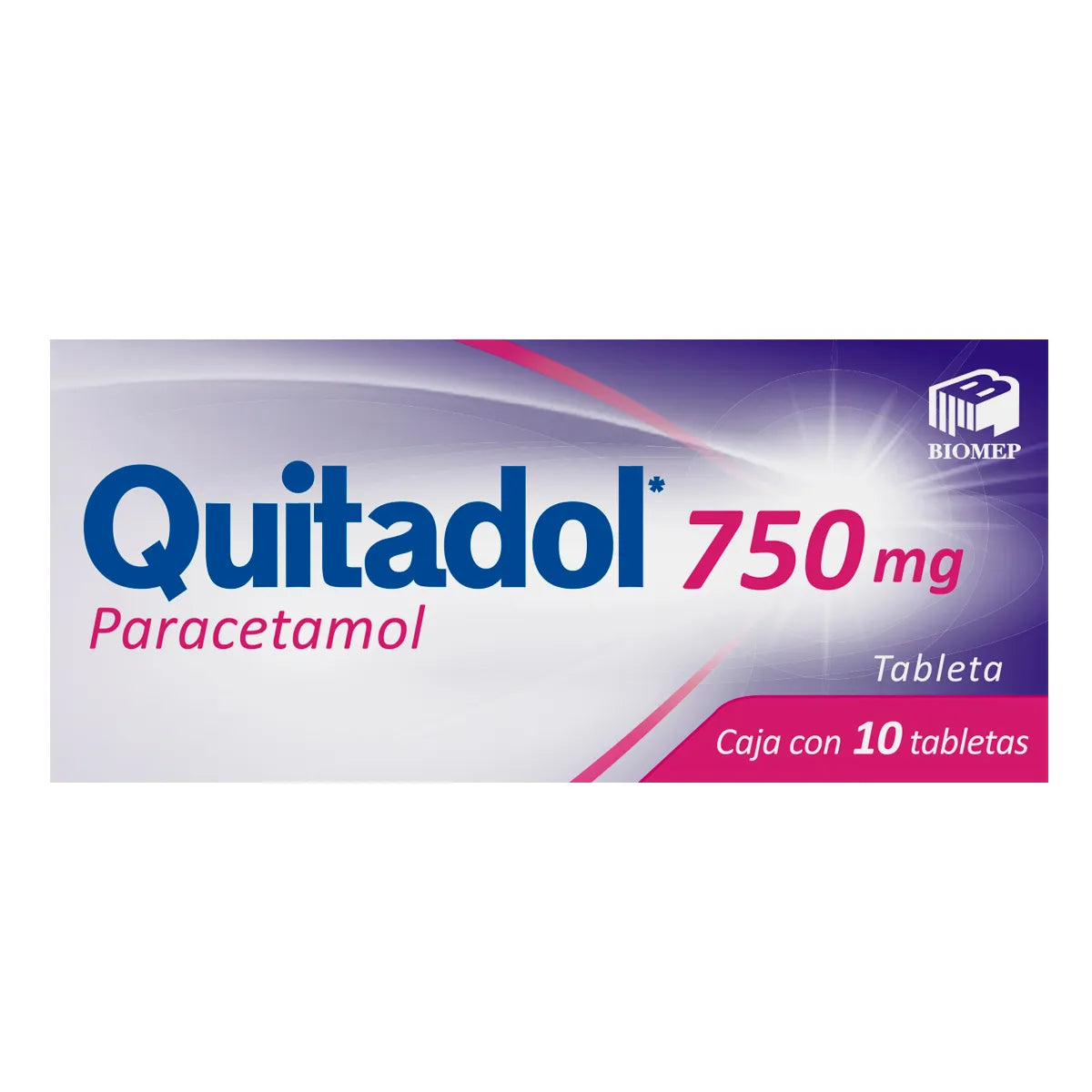 QUITADOL (PARACETAMOL) 750MG 10 TABLETS