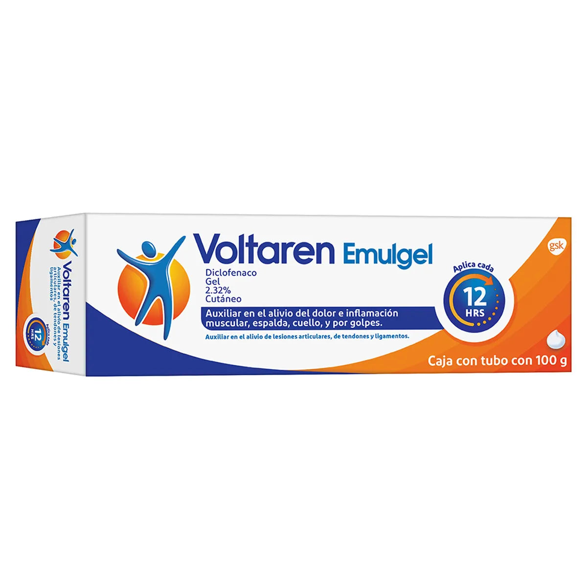 VOLTAREN EMULGEL (DICLOFENAC) 2.32% CUTANEOUS GEL 100G